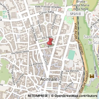 Mappa Via Paolo Vasta, 41, 95024 Acireale, Catania (Sicilia)