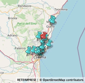 Mappa Via Antonio Ferrara, 95025 Aci Sant'Antonio CT, Italia (9.87125)