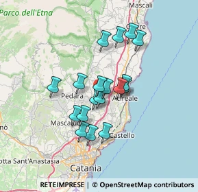 Mappa Via Antonio Ferrara, 95025 Aci Sant'Antonio CT, Italia (5.97222)