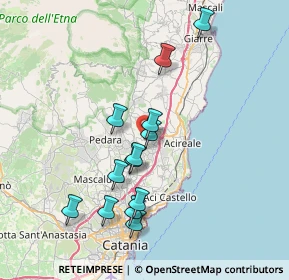 Mappa Via Antonio Ferrara, 95025 Aci Sant'Antonio CT, Italia (7.84538)