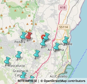 Mappa Via Antonio Ferrara, 95025 Aci Sant'Antonio CT, Italia (5.34667)