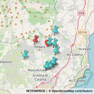 Mappa 95039 Trecastagni CT, Italia (3.45545)