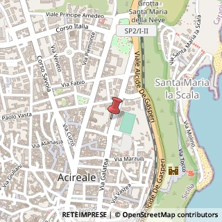 Mappa Viale Regina Margherita, 17, 95024 Acireale, Catania (Sicilia)