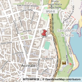 Mappa Viale Regina Margherita, 61, 95024 Acireale, Catania (Sicilia)