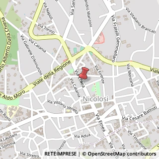 Mappa Via Etnea, 39, 95030 Nicolosi, Catania (Sicilia)