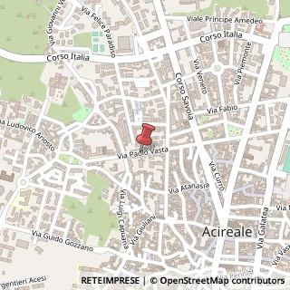 Mappa Via Giovanni Verga, 5/h, 95024 Acireale, Catania (Sicilia)