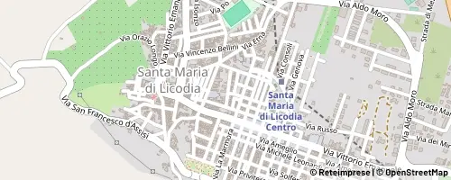 Mappa Santa Maria di Licodia