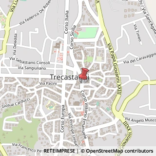Mappa Corso Vittorio Emanuele, 163, 95039 Trecastagni, Catania (Sicilia)