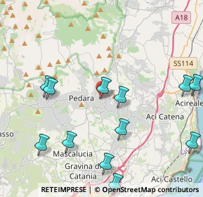 Mappa Largo dei Bianchi, 95039 Trecastagni CT, Italia (5.60917)