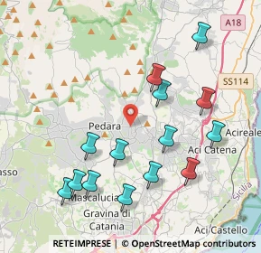 Mappa Largo dei Bianchi, 95039 Trecastagni CT, Italia (4.72857)