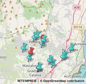 Mappa Largo dei Bianchi, 95039 Trecastagni CT, Italia (4.20857)