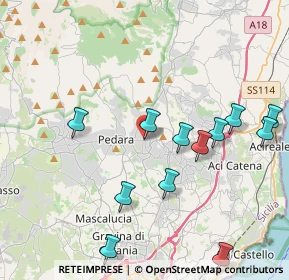 Mappa Largo dei Bianchi, 95039 Trecastagni CT, Italia (4.96583)