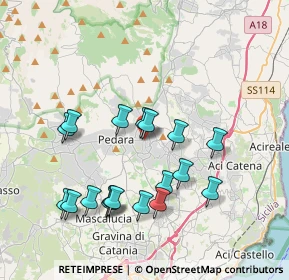 Mappa Largo dei Bianchi, 95039 Trecastagni CT, Italia (4.23444)