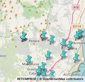 Mappa Largo dei Bianchi, 95039 Trecastagni CT, Italia (5.8405)