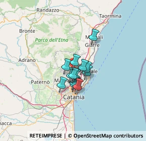 Mappa Via Antonello da Messina, 95039 Trecastagni CT, Italia (7.77846)