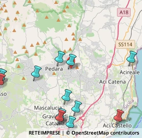 Mappa Via Antonello da Messina, 95039 Trecastagni CT, Italia (6.40357)