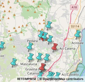 Mappa Via Antonello da Messina, 95039 Trecastagni CT, Italia (5.39)