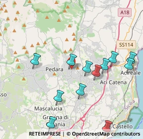 Mappa Via Antonello da Messina, 95039 Trecastagni CT, Italia (4.84833)