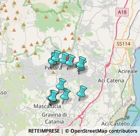 Mappa Via Antonello da Messina, 95039 Trecastagni CT, Italia (3.02077)