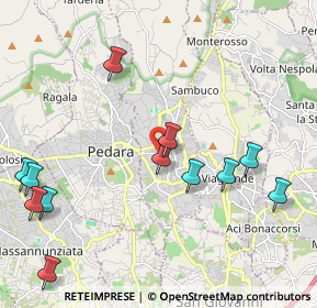 Mappa Via F. Crispi, 95039 Trecastagni CT, Italia (2.76417)