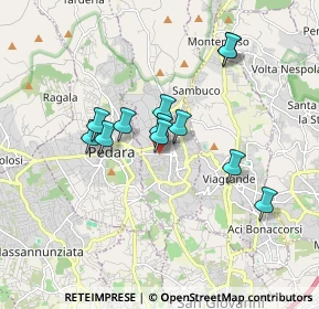 Mappa Via F. Crispi, 95039 Trecastagni CT, Italia (1.61083)