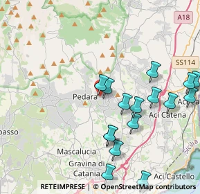 Mappa Via F. Crispi, 95039 Trecastagni CT, Italia (5.03063)