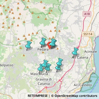 Mappa Via Madonna dell'Aiuto, 95039 Trecastagni CT, Italia (3.28545)