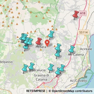 Mappa Via Madonna dell'Aiuto, 95039 Trecastagni CT, Italia (4.82222)