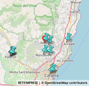 Mappa Via Tenerelli, 95030 Pedara CT, Italia (9.33545)