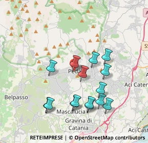 Mappa Via Tenerelli, 95030 Pedara CT, Italia (4.10667)