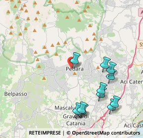 Mappa Via Tenerelli, 95030 Pedara CT, Italia (5.23167)