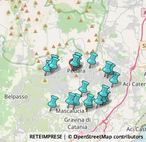 Mappa Via Tenerelli, 95030 Pedara CT, Italia (3.6825)
