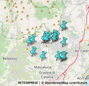 Mappa Via Tenerelli, 95030 Pedara CT, Italia (2.77316)