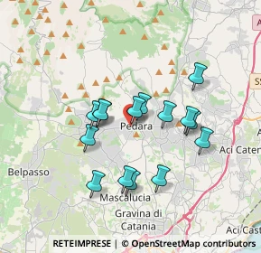 Mappa Via Tenerelli, 95030 Pedara CT, Italia (3.35933)