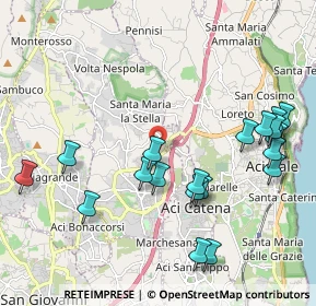 Mappa Via San Giovanni no., 95025 Aci Sant'Antonio CT, Italia (2.57789)