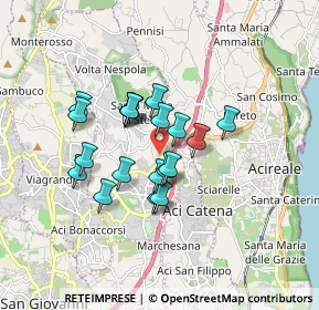 Mappa Via San Giovanni no., 95025 Aci Sant'Antonio CT, Italia (1.452)