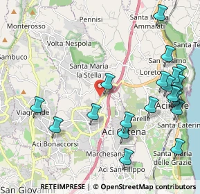 Mappa Via San Giovanni no., 95025 Aci Sant'Antonio CT, Italia (2.822)