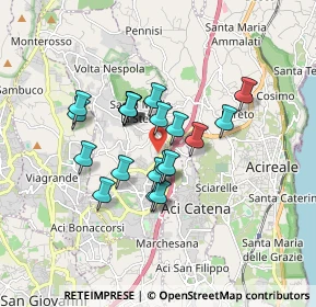 Mappa Via San Giovanni no., 95025 Aci Sant'Antonio CT, Italia (1.452)