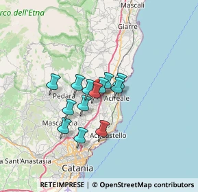 Mappa Via San Giovanni no., 95025 Aci Sant'Antonio CT, Italia (5.03769)