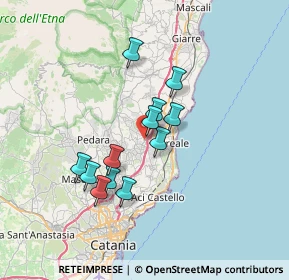 Mappa Via San Giovanni no., 95025 Aci Sant'Antonio CT, Italia (6.27417)