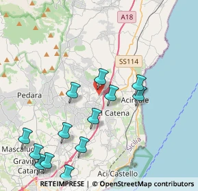 Mappa Via San Giovanni no., 95025 Aci Sant'Antonio CT, Italia (5.515)