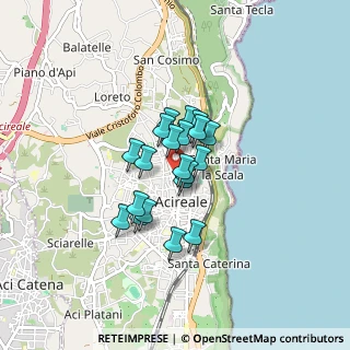 Mappa Piazza Porta Gusmana, 95024 Acireale CT, Italia (0.5955)