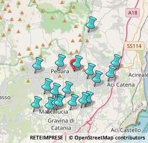 Mappa Piazzale G. Marconi, 95039 Trecastagni CT, Italia (4.095)