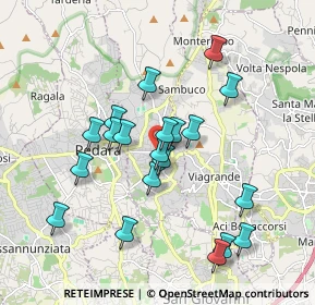 Mappa Piazzale G. Marconi, 95039 Trecastagni CT, Italia (1.95)