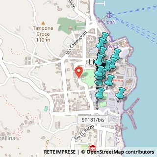 Mappa Via Madre Florenzia Profilio, 98050 Lipari ME, Italia (0.198)