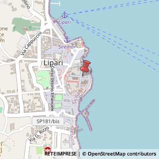 Mappa Via Castello, 2, 98055 Lipari, Messina (Sicilia)