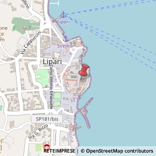 Mappa Via Castello, 39S, 98050 Lipari, Messina (Sicilia)