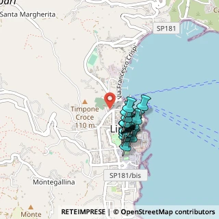 Mappa Via Filippo Mancuso, 98055 Lipari ME, Italia (0.3415)