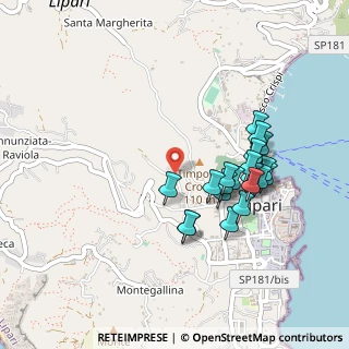 Mappa Via S. Lucia - Cnd Valle, 98055 Lipari ME, Italia (0.4805)