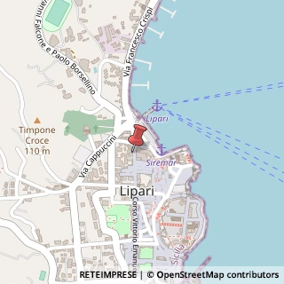 Mappa Corso Vittorio Emanuele II, 237, 98055 Lipari, Messina (Sicilia)